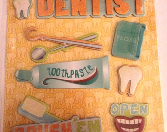 K & Company LLO  -- Dentist --  NEW --  dimensional stickers  (#2230)