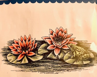 Whimsy Stamps -- Lily Pads  -- NEW -- (#4589)