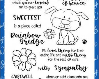 Whimsy Stamps --  A Girl's Best Friend    -- NEW  -- (#4268)