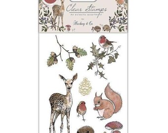 Craft Consortium -- Winter Woodland Stamp set  -- NEW  -- (#3570)