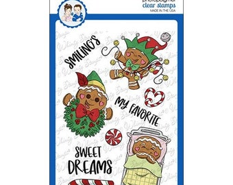 Whimsy Stamps --  Gingerbread Dreams  -- NEW  -- (#4389)