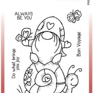 Timbri Woodware -- Snail Ride -- NUOVO -- (#4628)