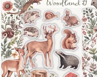 Craft Consortium -- Woodland Animals - Woodland Collection   -- NEW  -- (#4159)