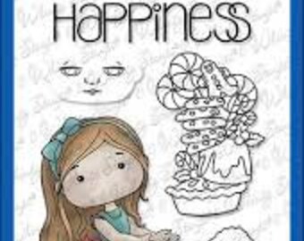 Whimsy Stamps --  Polka Dot Pals Brianna  -- NEW -- (#4401)
