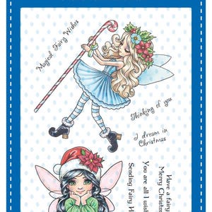 Sellos Whimsy - Deseos de hadas navideñas - NUEVO - (#4615)