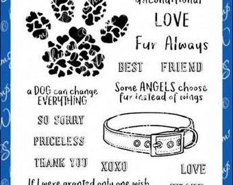 Whimsy Stamps --    Unconditional Love   -- NEW  -- (#4272)