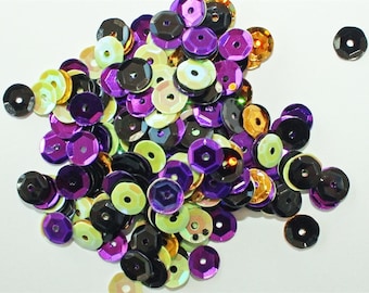 Clear Scraps -- Sequins  -- SPOOKY -- NEW  (#3543)