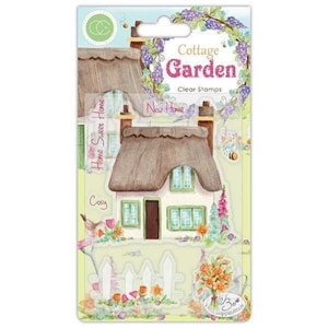 Craft Consortium -- Cottage Garden stamp set -- NEW  -- (#3571)