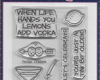 Your Next Stamp --  Tini Sips  -- NEW -- (#3664)