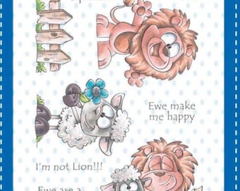 Whimsy Stamps --  Friend Like Ewe  -- NEW  -- (#4504)