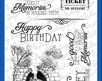 Whimsy Stamps -- Enjoy the Journey -- NEW -- (#3183)