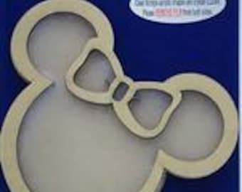 Clear Scraps -- Mini Shaker   GIRL. MOUSE  -- NEW  (#3526)