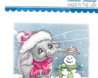 Whimsy Stamps -- Ellie's Snowman  -- NEW -- (#3476)