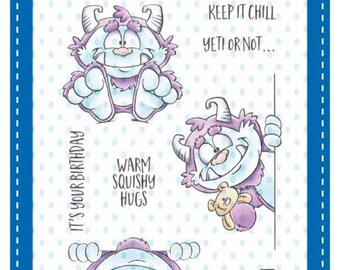 Whimsy Stamps --  Yeti  -- NEW  -- (#4512)
