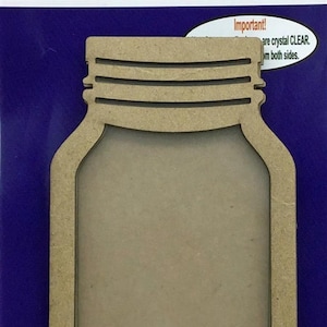 Clear Scraps -- Mini Shaker  --  MASON JAR -- NEW  (#3530)