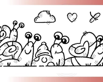 Woodware Stamps -- The Snail Family -- NEW -- (#4637)