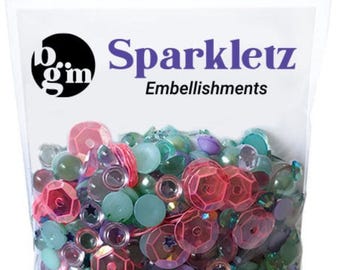 Buttons Galore -- Sparkletz  --  MERMAID  -- NEW  (#3700)