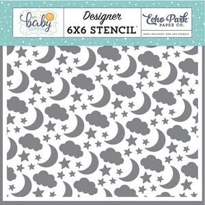"Echo Park Designer Stencil -- NEU -- ""Süße Babyträume"" -- (#4089)"