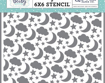 Echo Park Designer Stencil -- New -- Sweet Baby Dreams  -- (#4089)