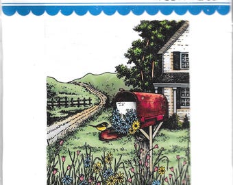 Whimsy Stamps --  The Mailbox     -- NEW -- (#3621)