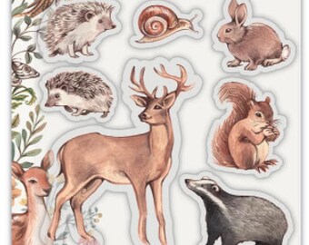 Craft Consortium -- Woodland Animals - Woodland Collection   -- NEW  -- (#4159)