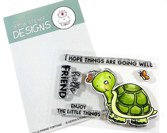 Gerda Steiner Designs -- Hello Friend Tortoise   -- NEW -- (#3986)