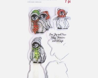 Recollections - Penguins Die and Stamp set    -  NEW  (#4056)