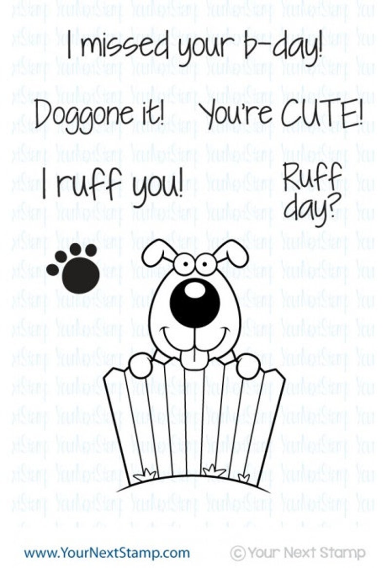 Your Next Stamp I Ruff You NEW 2681 - Etsy