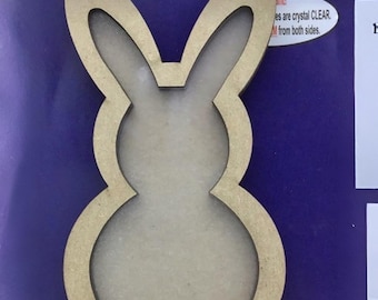 Clear Scraps -- Mini Shaker  -- BUNNY -- NEW  (#3525)