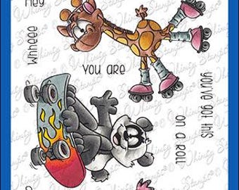 Whimsy Stamps --  On A Roll  -- NEW  -- (#4561)