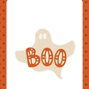 Carta Bella - Boo Ghost Die set -  Halloween -  NEW  (#4068)