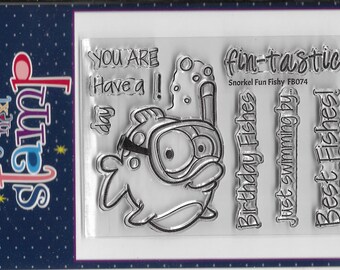 Your Next Stamp --  Snorkel Fun Fishy  -- NEW -- (#3675)