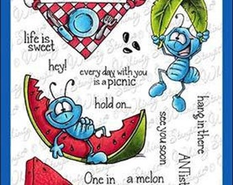 Whimsy Stamps -- Ants at a Picnic -- NEW  -- (#3211)