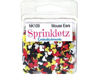 Buttons Galore -- Sprinkletz --  MOUSE EARS  -- NEW  (#3706)