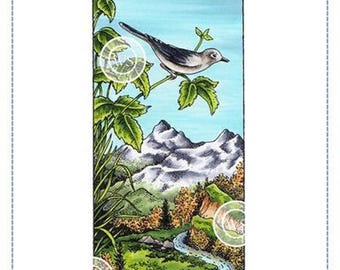 Whimsy Stamps --   Mountain Song   -- NEW -- (#3756)
