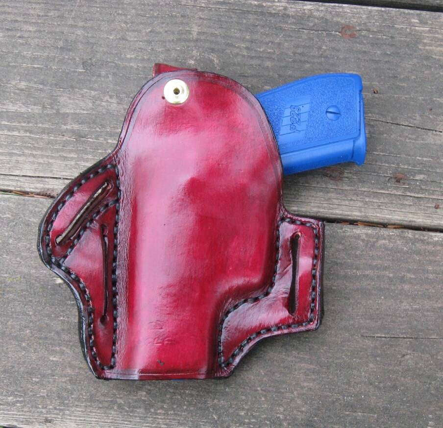 Custom Tooled Pancake Holster Etsy