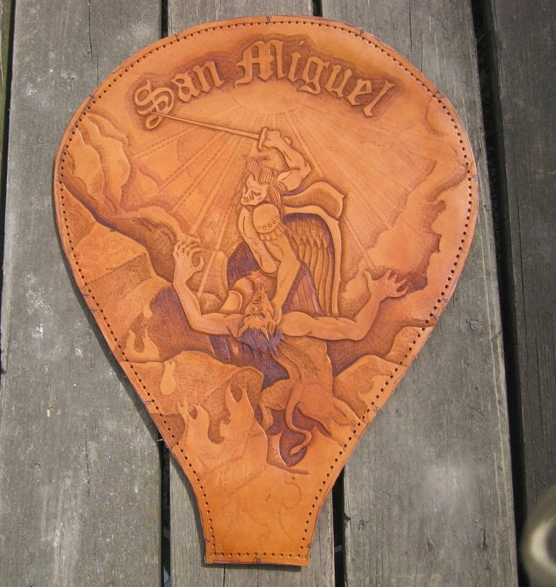 custom tooled leather motorcycle seats for sale