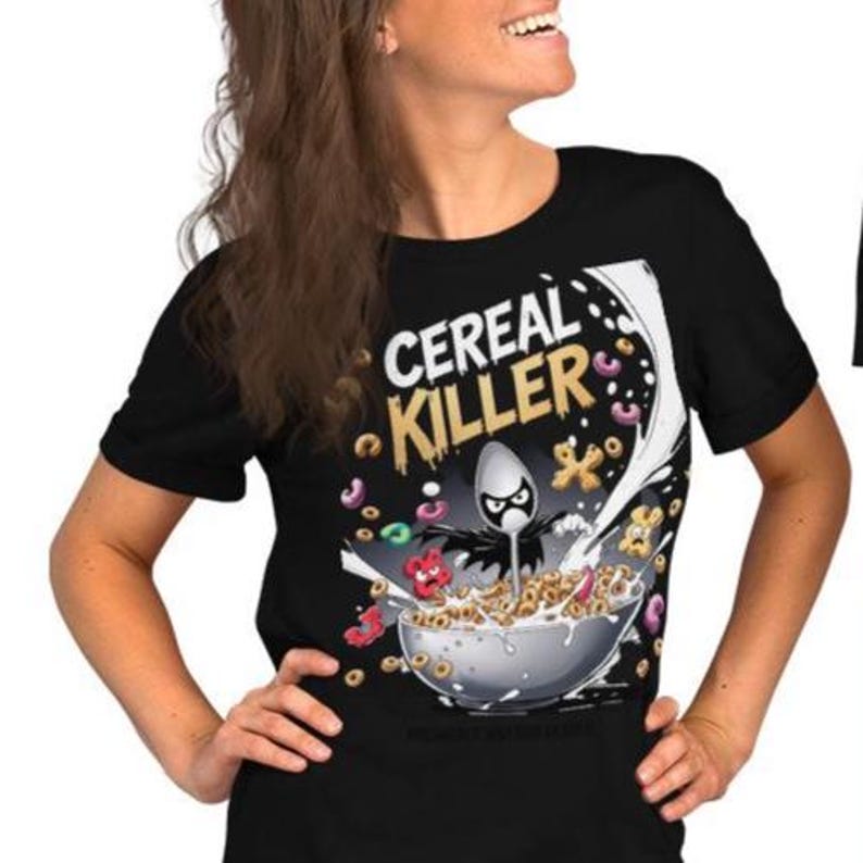 Cereal Killer: Breakfast Horror Comedy Tee