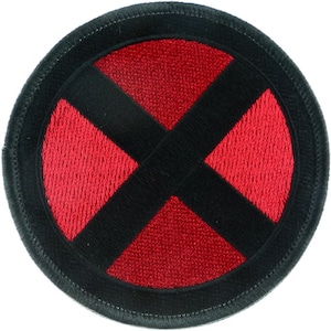 Parche de X-Men (7,6 cm) bordado para planchar o coser, insignia de superhéroe X-Men, símbolo de recuerdo de película, ideal para disfraz, gorra, bolso o regalo.