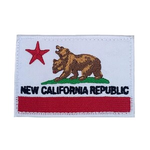 Ny California Republic NCR-lapp (7,5 cm) kardborrebandsmärke Gamermärke Inspirerat av Nuclear Fall-out Shelter Backpack Taktisk väst Gåvolappar