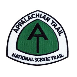 Appalachian Trail Patch National Scenic Trail Embroidered Iron/Sew-on Badge (3.5 Inch) Hiking USA Trek Souvenir Emblem Backpack Gift Patches