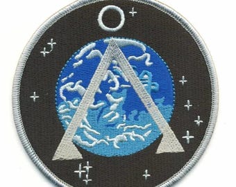 Star Gate SG-1 Project Earth Uniform Patch (3.2 Inch) Embroidered Hook and Loop / Iron-on Badge Costume TV Series Movie Emblem Gift Patches