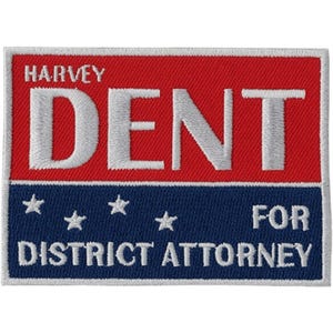 Wählen Sie Harvey Dent zum Bezirksstaatsanwalt (7,6 cm) – Aufnäher zum Aufbügeln oder Aufnähen – Film-Souvenir, Kostüm-Emblem, Geschenk-Aufnäher