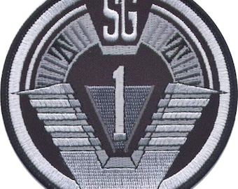 Star Gate SG-1 Uniform Patch (3.5 Inch) Embroidered Sci-Fi Iron-on Badge Costume TV Series Movie Emblem Gift Cosplay Patches