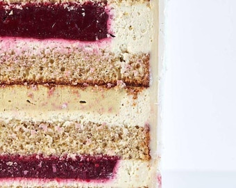 Pistache-frambozentaart