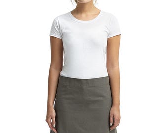 Personalized Canvas Waist Apron Custom Logo Server Barista Half Apron Professional