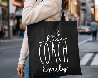 Custom Name Cheerleading Coach Bag | Trainer Appreciation Present | Team Leader Accessory