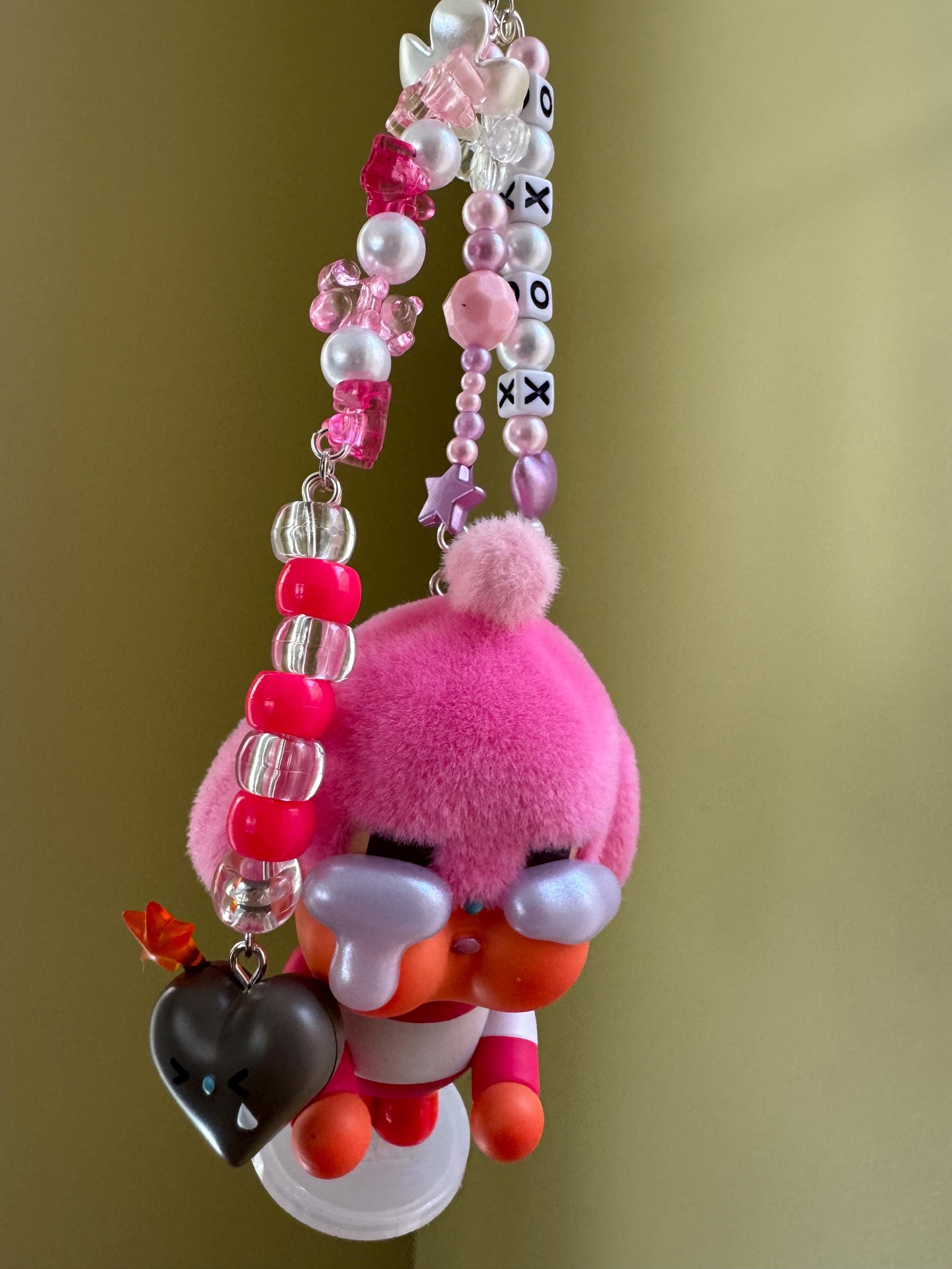キーホルダー・アクリルキーホルダー Popmart crybaby crying for love cherry POP-MART Crybaby Crying For Love Plush Pendant Love You