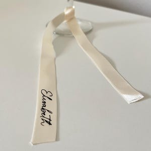 Ribbon place marker - personalized