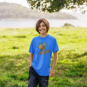 Bee, Bee Happy , Cute Kids T -shirt